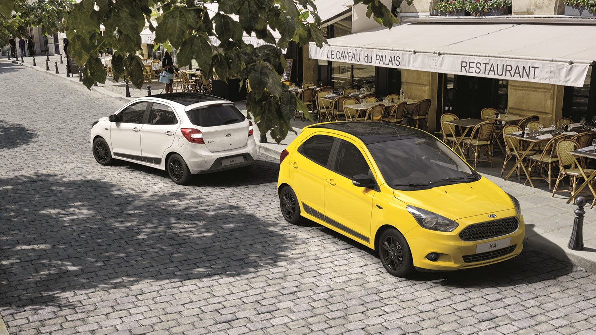 The stylish and distinctive new Ford KA+ Colour Edition